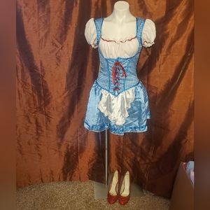 Dorothy costume w/ruby slippers